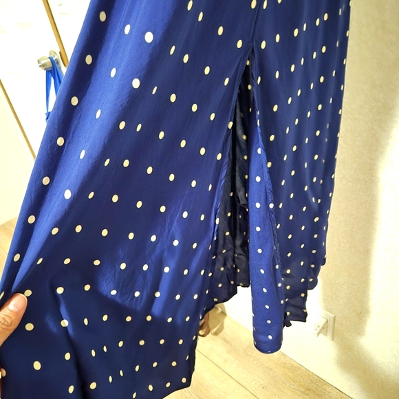 Reformation Blue Maxi Dress with Puff Cap Sleeves..SIZE:XS - Picture 9 of 16